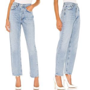 AGOLDE 90’s Loose Fit Denim Jeans Blue Mid Rise Size 24